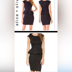 Alice + Olivia black dress size S